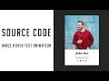 Image hover text animation ( source code )