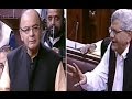 Arun Jaitley Vs Sitaram Yechury In Rajya Sabha - War On Black Money