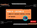 Lecture 1: Git Tutorial