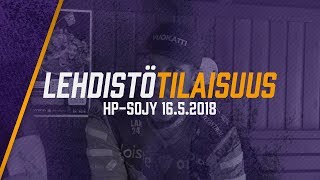 Lehdistötilaisuus: HP - SoJy 16.5.2018