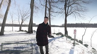 À l'intérieur d'un condo à l'Île Paton à Laval | Un BORD DE L'EAU en pleine nature