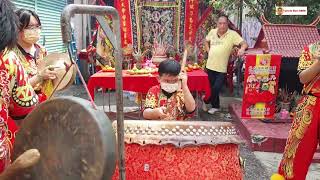 2022 Guan Peng Anniversary kid Lion Dance Drumming Performance #茨廠街歡慶関平千秋宝誕 #漢壽堂文化街體育會