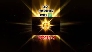 PUBG 3.1 Update | Best Trick To Reach Conqueror 😂 #pubgmobile #pubg #bgmi #newupdate #conqueror