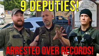 Man Arrested for Public Records Request — Nine Deputies Respond | Bodycam & Radio Audio