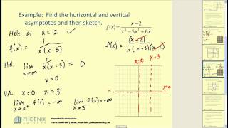 Horizontal / Vertical Asymptotes - Part 2 of 2