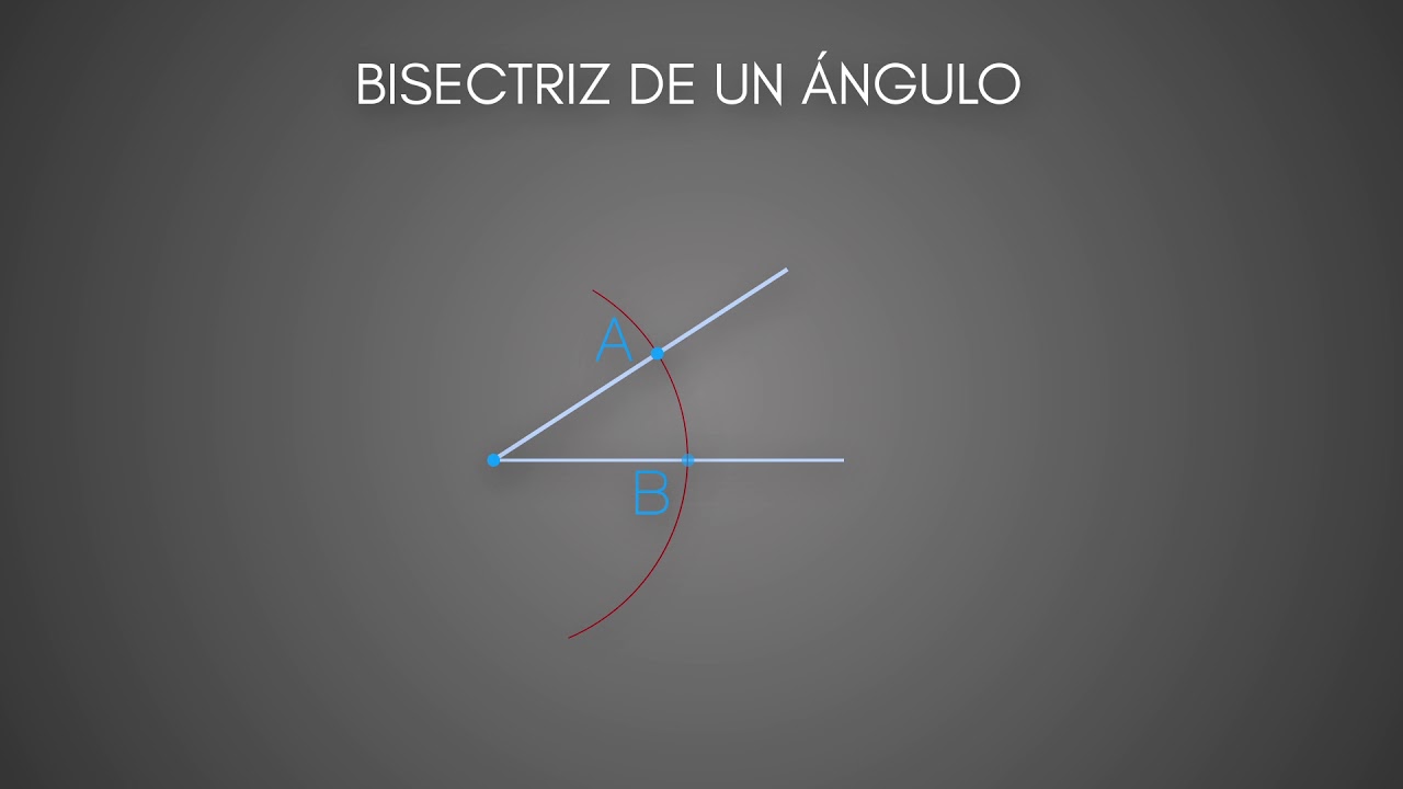 Bisectriz De Un ángulo - YouTube