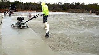 Why I love Wagman poly blades - concrete finishing Episode 60 Texas Barndominiums