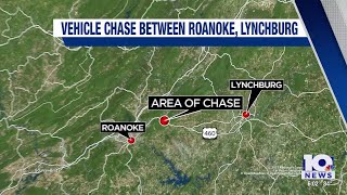Suspect arrested after vehicle pursuit in Bedford County, Bedford Police Officer injured