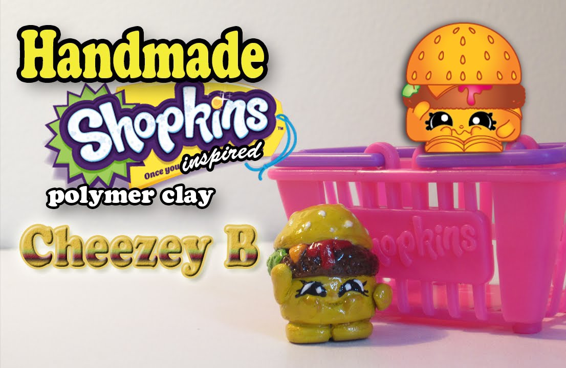 Season 1 Shopkins: How To Make Cheezey B Polymer Clay Tutorial! - YouTube