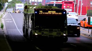 Toronto Transit Commission 2014 Nova Bus LFS Artic 9034 On The 29 @ Dufferin \u0026 Queen Streets