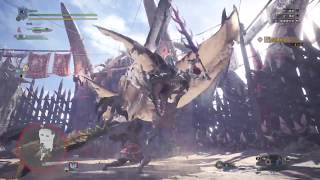 【MHW】チャレンジクエスト 風漂惨爪討伐03 大剣 スラッシュアックス 4：26