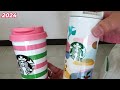 【スタバ福袋】今年は当たり？2024年と比較してみた‼️今年最初のコラボ動画　 starbucks 福袋　 コラボ