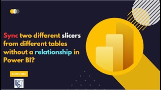 Sync two different slicers from different tables without a relationship in Power BI