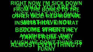 DESTROYA lyrics My Chemical Romance