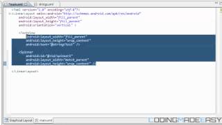 Android Development Made Easy Tutorial 6 - Learning Xml [Part 1]