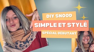 Tuto Couture : Réalisez un Snood Double Tour Facilement (Spécial Débutants)