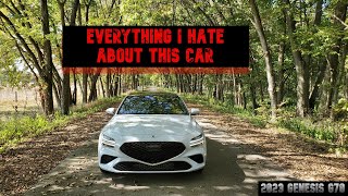 What I Don't Like About My 2023 Genesis G70 Sport Prestige