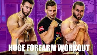 How To Grow Forearms by Armwrestlers