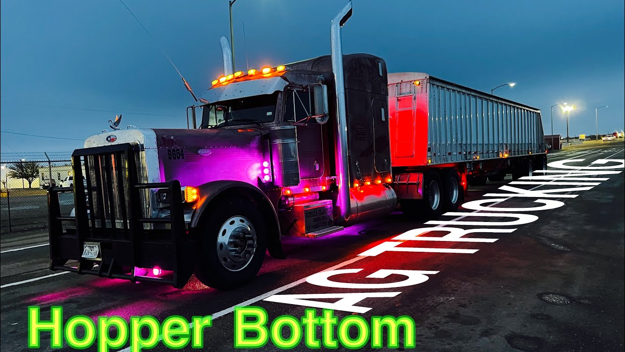 Hopper Bottom Trucking! Day In The Life Of A AG Trucker! - YouTube