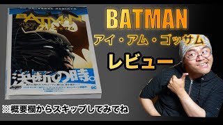 【アメコミ翻訳 レビュー】 『バットマン：アイ・アム・ゴッサム』(新生バットマンは運命のターニングポイントをいくつも迎え選び歩く★)【原作:トム・キング　作画:デイビッド・フィンチ】