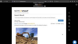 NoteVault Search Function