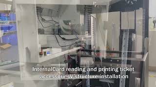Video show for installation of self service kiosk