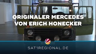 Originale Mercedes G-Klasse von Honecker in Hamburger Automuseum