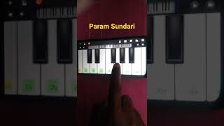 Param Sundari Piano Tutorial // Easy Mobile perfect piano // Sachin Piano