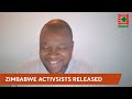 WATCH LIVE: Jailed Zimbabwean activists released after five months