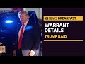 US Attorney-General asks court to unseal search warrant for Trump's Florida home | ABC News