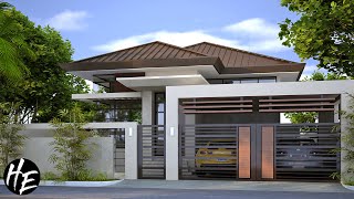 240 sqm Lot l 3-Bedroom Modern Bungalow House Design