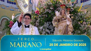 Sábado: Mistérios Gozosos | Terço Mariano com @PadreManzottiOficial | 25/01/25