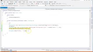 How to Using Try Catch Block while Finding the Data from Database