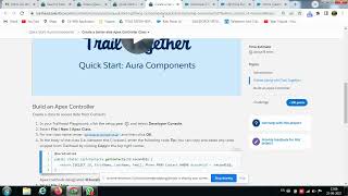 Create a Server-side Apex Controller Class |Quick Start: Aura Components | Project