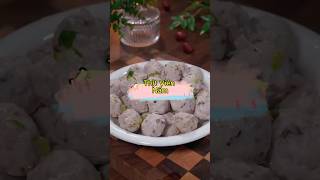 Cách Làm Thịt Viên Nấm tại nhà dai giòn, Ăn lẩu hay nấu mì là ngon hết sẩy ! #food #monngon #cooking