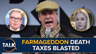 'Say No To Death Taxes' | Nigel Farage Backs Farmers At Protest | Tory Record SLAMMED