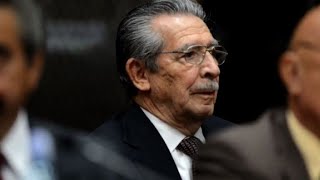 Muere exdictador guatemalteco Ríos Montt acusado de genocidio