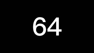 1 2 4 8 16 32 64 128 256 512 1024 2048 (normal sound)