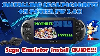 INSTALLING SEGA GENESIS - PICODRIVE ON PS VITA FW 3.63! ARK-2 Easy Emulator Install Tutorial!