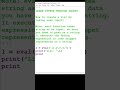 How to use eval function to take list as an input #shorts #pythonforbegineers #python #pythoncoding