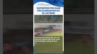 BREAKING NEWS: Terjadi Kericuhan Suporter PSIS Semarang Vs PSS Sleman di Stadion Jatidiri Semarang