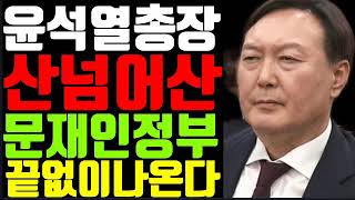 윤석열총장 산넘어산 문재인정부 끝없이 나온다