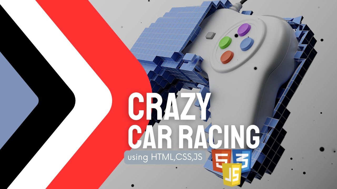 Crazy Car Racing Using Html Css Javascript Youtube