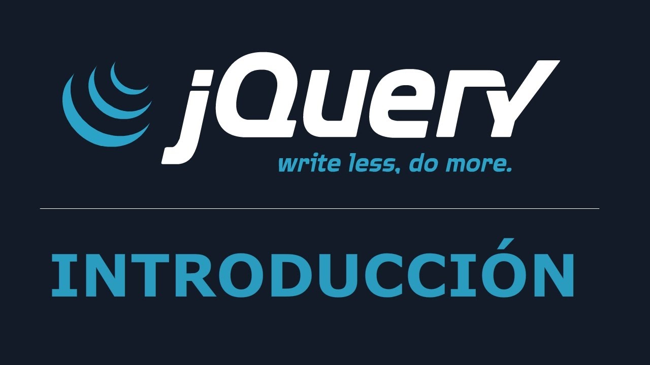 Curso Jquery Introducción Youtube