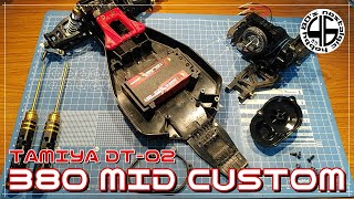 タミヤ DT-02「シトロエン2CVボディMIDカスタム」tamiya dt02 mid custom