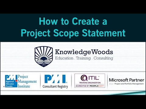 Project Scope Statement Project Scope Statement