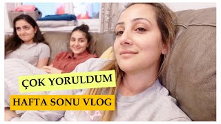 ÇOK YORULDUM! 3 ÇOCUKLU ANNE! KIZ KIZA AKSAM KEYFI! ÇOCUKLAR ISRAR EDINCE DAYANAMADIK! | GÜNLÜK VLOG