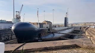 HMS Ocelot  ( Submarine ) at the Historic Dockyard. Chatham. Kent.