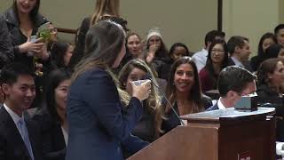 Harvard Law Student Faints Mid Argument Then Gets Right Back To Work!
