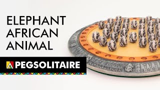 Elephant Peg Solitaire